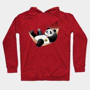 Panda - Medal Gold, animal, Lazy, Nature Lovers, Panda gifts for girls, sneezing panda, zoo, Hoodie